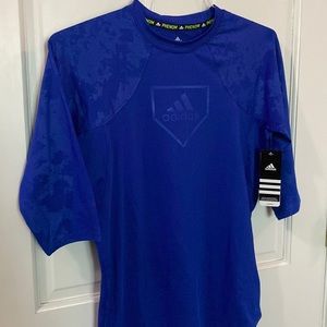 Adidas Phenom Climacool BOYS Raglan Tech Tee Surf Blue